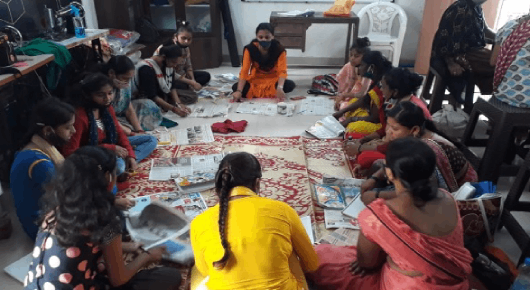 Creation of livelihood for women through tailoring skill